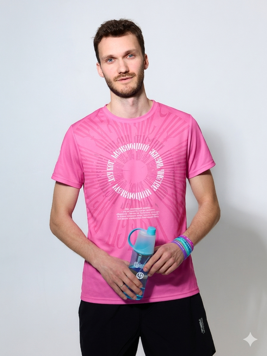 Футболка «Бег, меняющий жизнь»